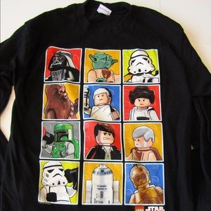 STAR WARS. long sleeve black shirt